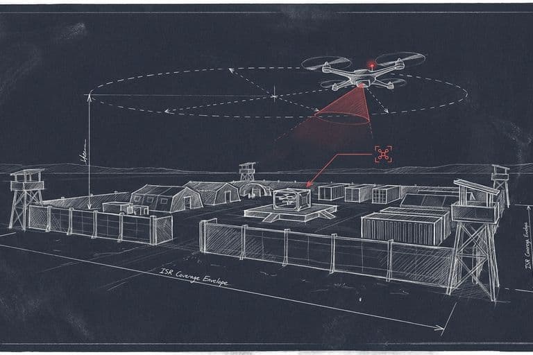 Drone-in-a-Box for FOBs: Persistent Air Cover, Deployable Footprint