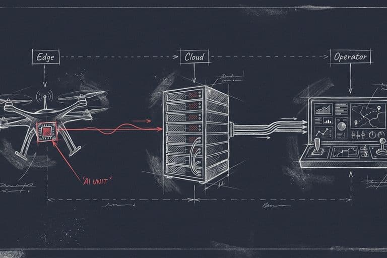 Edge + Cloud Inference for Drone-in-a-Box: The Split That Scales