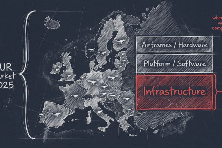 The European Drone Market in 2026: Size, Operators, and the Layer That Wins