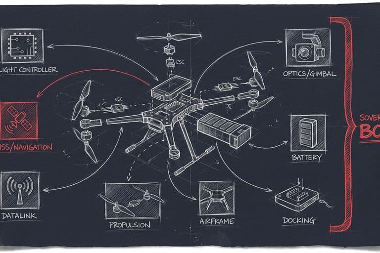 China-Free Drone Components by Subsystem: Which Suppliers Say So